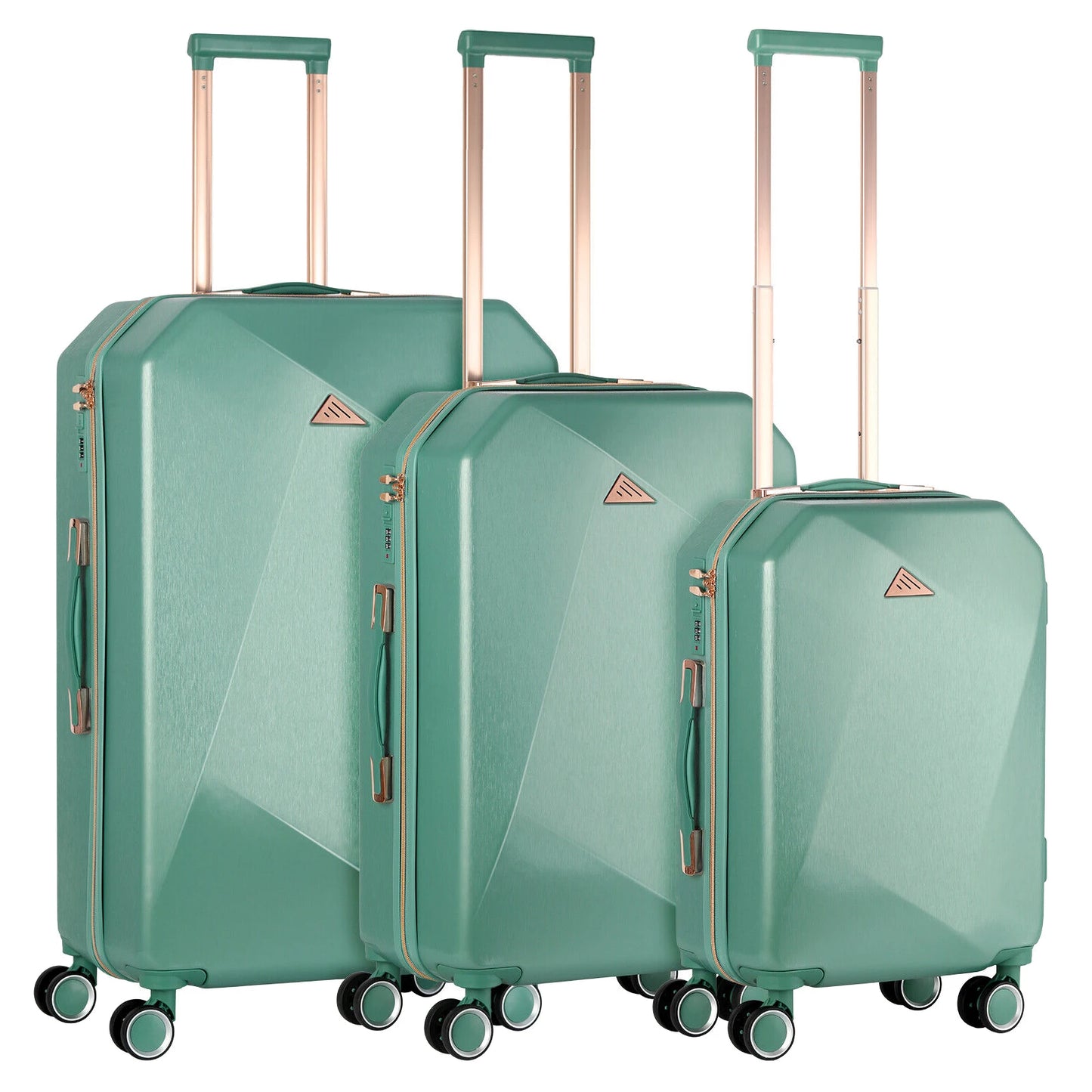 ABS 3-Piece Travel Luggage Set