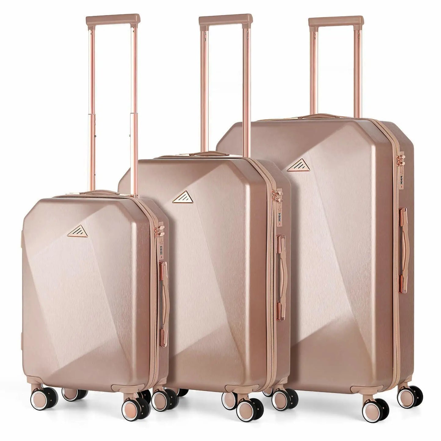 ABS 3-Piece Travel Luggage Set
